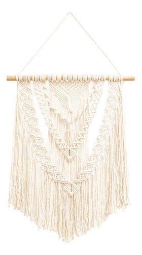 Panel de macramé con hilo de algodón 100%