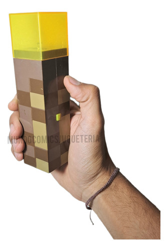 Espada Pico Tridente Juguete Minecraft 20cm Luz Y Sonido 