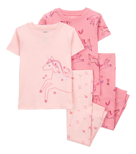 Pijama De 4 Piezas De Bebé 1q514410 | Carters ®