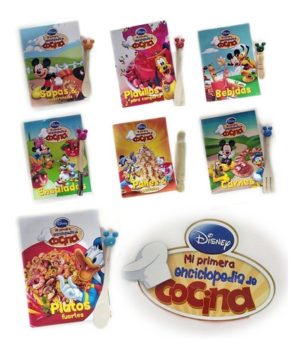 Enciclopedia De Cocina Disney Para Niños Utensilios Reales