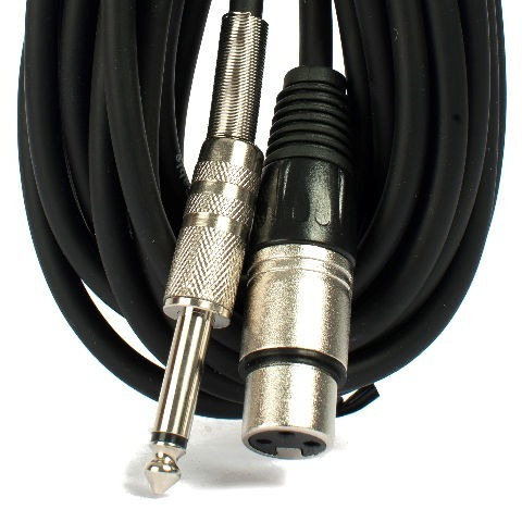 Imagen 2 de 2 de 3 Cables Para Micrófono De 6 Metros Canon Plug Metal