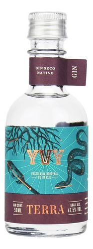 Miniatura Gin Yvy Terra 50ml Artesanal 