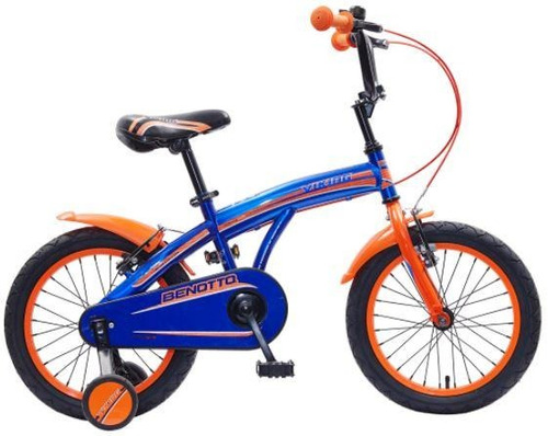 Bicicleta Viking Ruedas Laterales R16 1v Azul Benotto