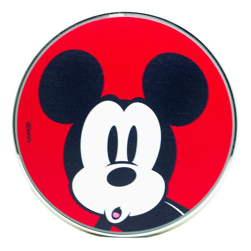 Base Carga Rapida Inalambrica Disney Mickey 10w Metalica