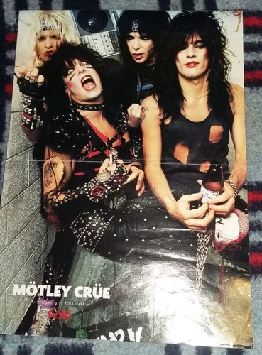 Motley Crue Poster-kiss Van Halen Bon Jovi Leppard Aerosmith