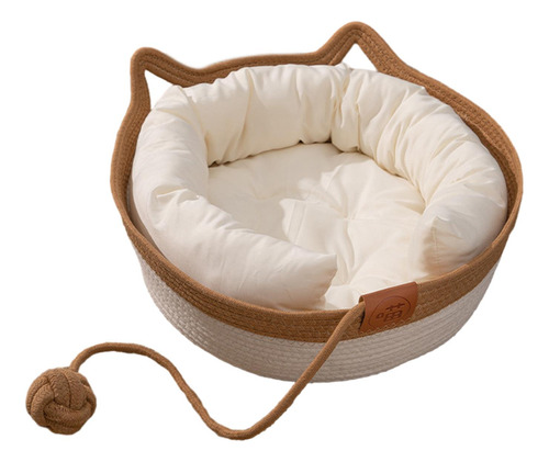 Cama Para Gatos, Cesta Tejida, Cama Para Dormir De Verano, M