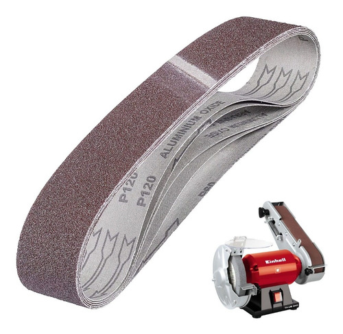 Imagen 1 de 10 de Lijas Banda Einhell 50x686 P/ Th-us 240 Grano 60 80 120 X 5