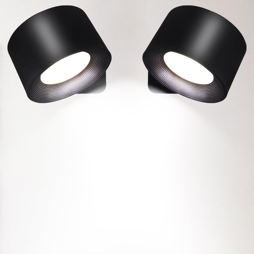Apliques De Pared Led Recargables, 3 Temperaturas, 2 Pcs