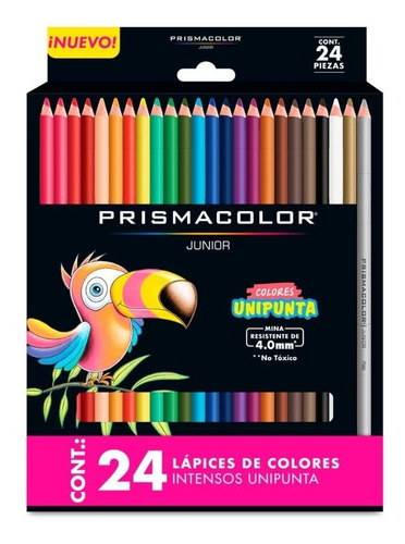 Lapiz De Color Prismacolor Paq 24 Colores Redondos Largos