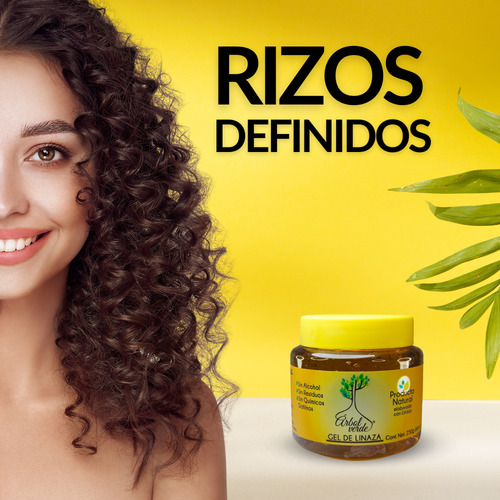 Gel Para Peinar Árbol Verde Linaza 250g