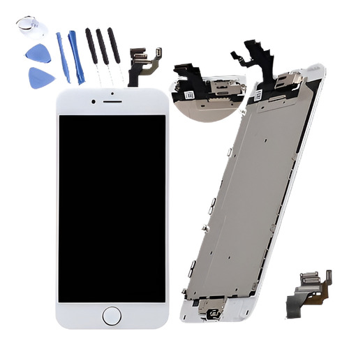 Para El iPhone 6 Y 5.5  Blanco Lcd Touch Display Pantalla Re