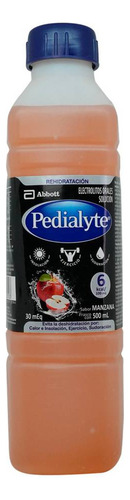 Pedialyte Solución Sabor Manzana, 1 Frasco 500 Ml