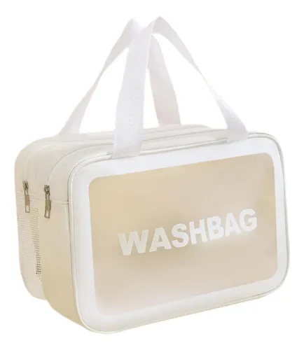 Bolsa De Aseo De Viaje, Estuche Para Mujer, Bolsa Blanco L