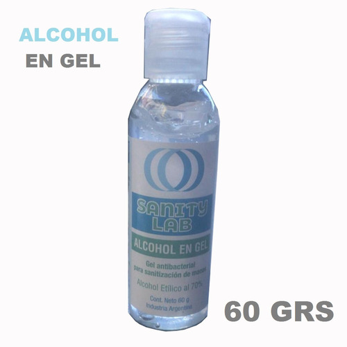 Alcohol Gel 60 Gramos Individual Sanitizante