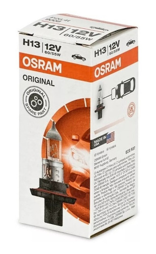 Lampara H13 Osram 12v 60/55w 9008 P26.4t Made In Usa 64178
