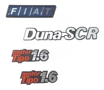 Comprar Kit Insignias Fiat Duna Scr 1.6 X 4