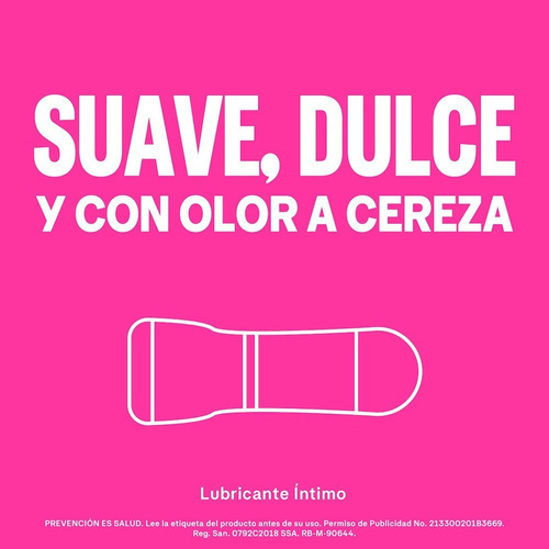 Imagen 3 de 7 de Sico Lubricante Play Íntimo Comestible Sabor Cereza 50 Ml