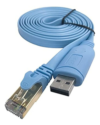 Dsd Tech Sh-rj45p Cable Usb A Consola Con Chip Pl2303gt Para