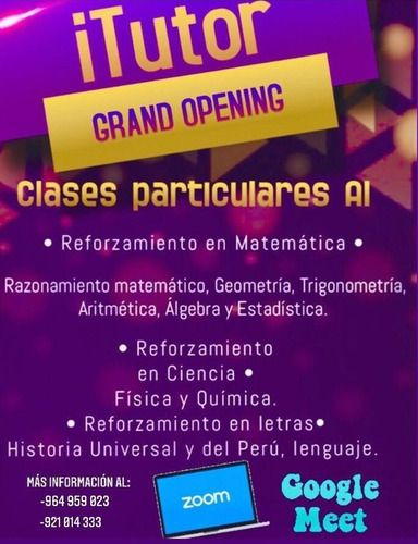 Clases De Matemática Fisica Y Quimica