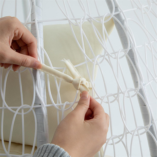 Cojín Colgante Para Silla Con Forma De Huevo, Con Beige