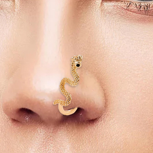 Anillo De Nariz De Serpiente A La Moda Para Mujeres Y