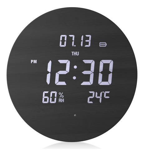 Tostog Reloj De Pared Digital Silencioso Para Cocina, Reloj.