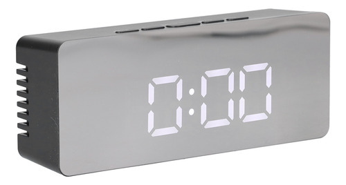 Reloj Despertador Led Con Espejo Rectangular Digital