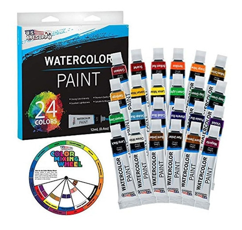 Nosotros Art Supply - Juego De Pintura De Tubos De Aluminio Color watercolor paint set