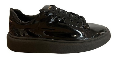 Zapatillas Alexander Mcqueen Negras Charol Calzado Hombre