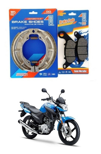 Pastillas Y Balatas Yamaha Ybr 125 + Envìo Gratis