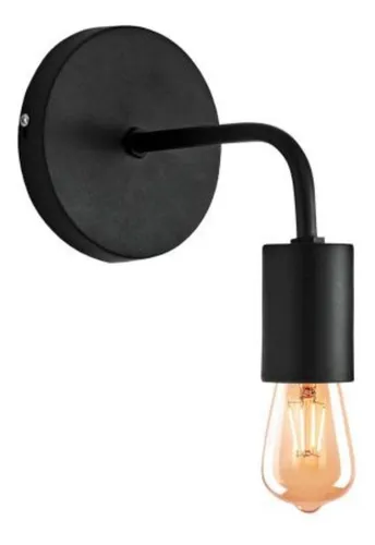 Lampara Aplique De Pared Minimalista Metal Nordico