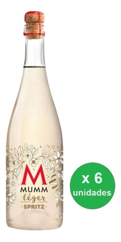 Champagne Mumm Leger Spritz 750cc X6u - Dh Tienda