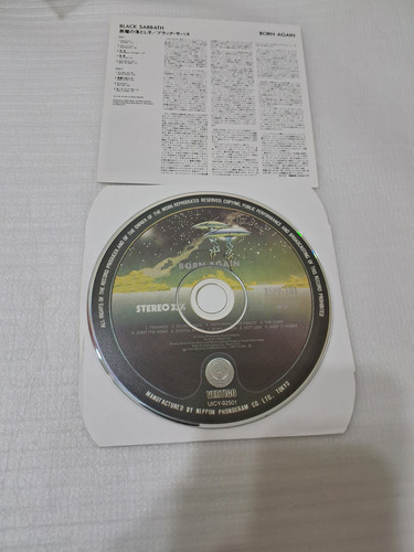 Black Sabbath Born Again Mini Lp Japón Reedición