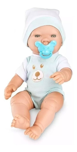 Boneco Bebezinho Real Newborn 34cm Menino Roma Brinquedos