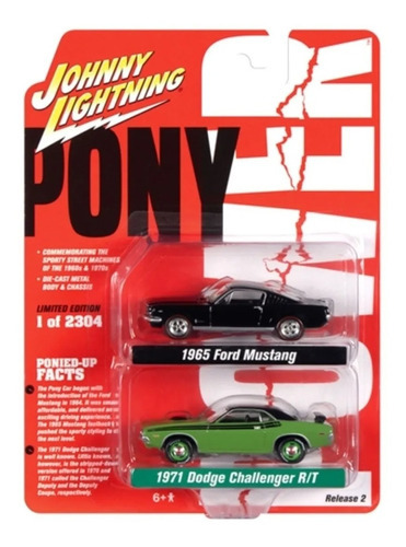  Ford Mustang Dodge Challenger Pony Pwr / Johnny Rayo