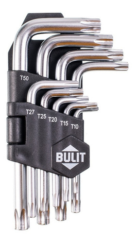 Imagen 1 de 5 de Set Bulit De Llaves Torx 9 Piezas Cromo Vanadio