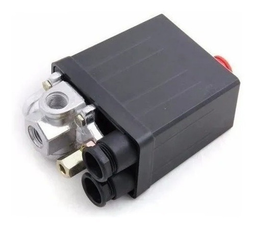 Imagen 2 de 5 de Presostato Automatico Para Compresor 25 50 100 Lts 4 Vias