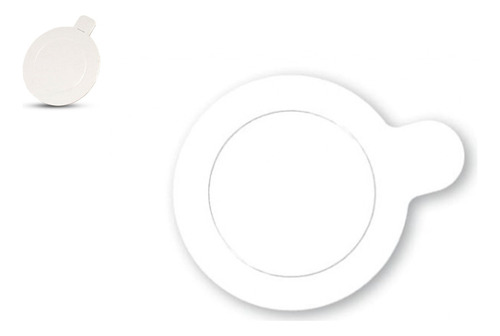 Base P/ Doces De 5,5cm- Cor: Branca- 5 Pcts Com 20 Un. Cada