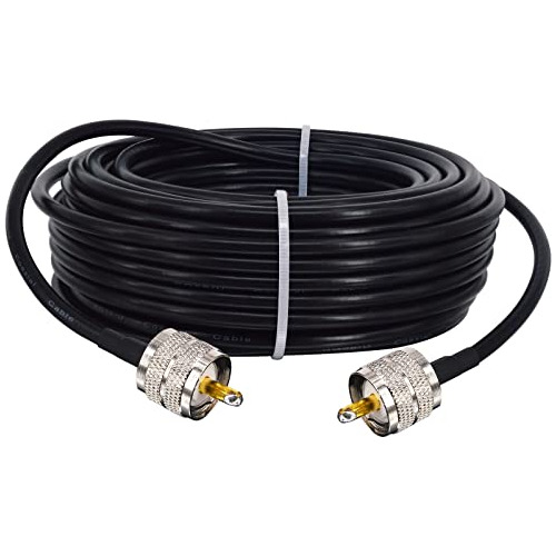 Cable Uhf Pl259 De 49.2 Pies Rg58, Cable Coaxial Pl259 ...