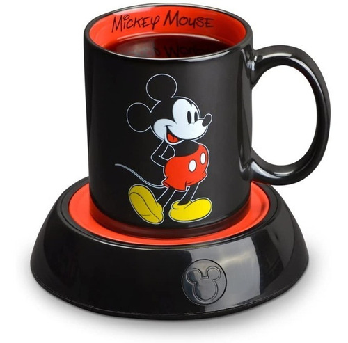 Taza Mickey Mouse Con Calentador