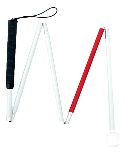 Bastón For Caminar Ciego Plegable Con Punta De Con Luz