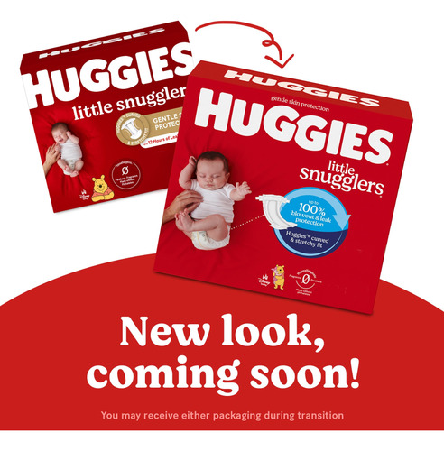 Fraldas Huggies Little Snugglers Tamanho 5 (12 Kg) 104 Unida