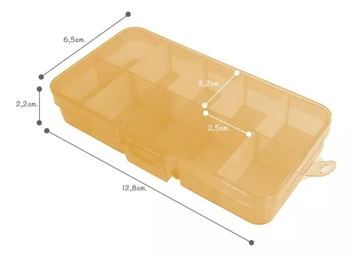 Caja Organizadora Plástica – Plastic Box 10 Grid 130x65x23mm