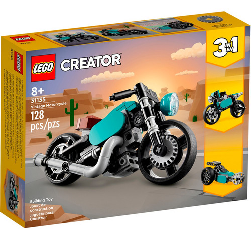 Lego Creator Motocicleta Vintage 31135 128pcs