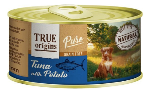 Alimento De Perro True Origins Pure Tuna Potato 185 Gr