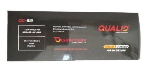 Filtro De Combustible Qualid Qc-619 Citroen Cordoba Ibiza