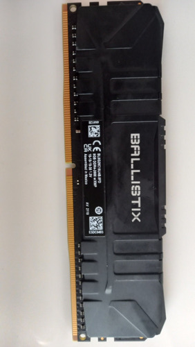 Memória Ram Crucial Ballistix 8gb Ddr4 2666 Mhz, Cl16, Udimm