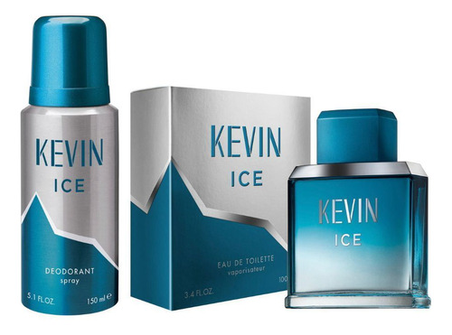 Set Kevin Ice Edt 100 Ml + Desodorante 150 Ml