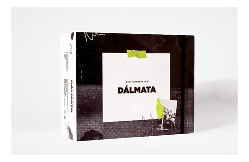 Estuche Gin Dalmata Black Experimental + Copa + Botanicos