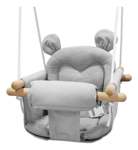 Gfu Baby Canvas Swing Outdoor And Indoor, Infant Wooden Hang